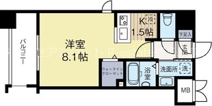 博多駅 徒歩18分 5階の物件間取画像